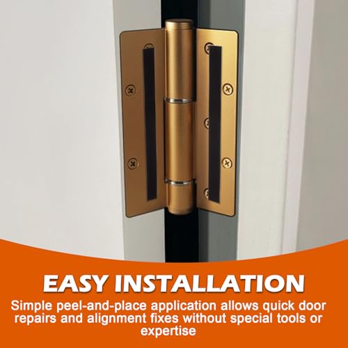 Image of 20 Pack 4 inch x1 /4 inch Magnetic Hinge Shims, for Commercial /Residence Hinge Adjustments Door Repairs, Prop Damage Sagging Hinges