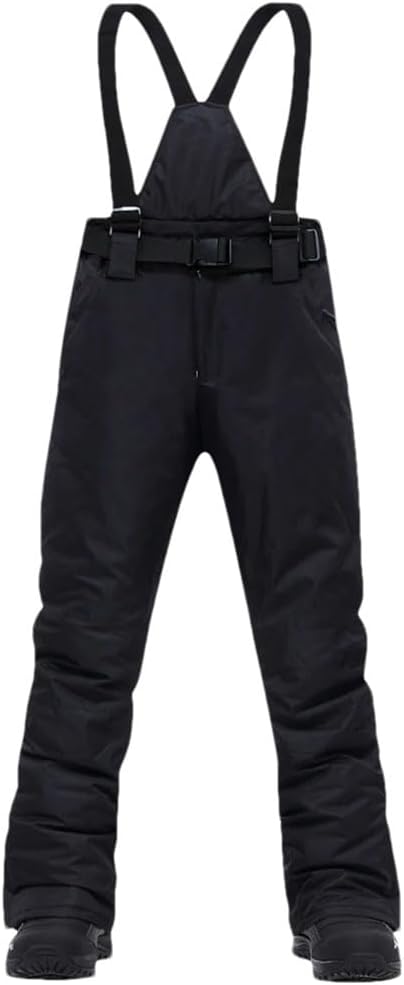 Women Ski Pants Outdoor Sports Suspenders Trousers Men Windproof Warm Winter Snow Snowboard