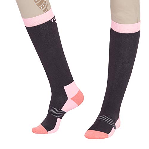 TuffRider Ladies Neon Winter Thermal Knee Hi Socks - 3 Pack4