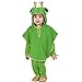 Produktbild Amakando Kinder Froschkostüm Kapuzenponcho Frog 110 cm 3-4 Jahre Froschkönig Poncho Frosch Kostüm Karnevalskostüme Kleinkinder Tierkostüm Kapuzencape Tier Kinderkostüm Märchen