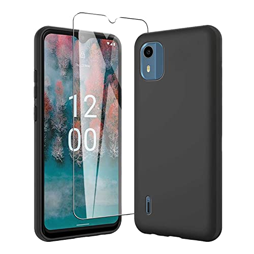 JDXHFF Nokia C12 Schutzhülle Set Schwarz