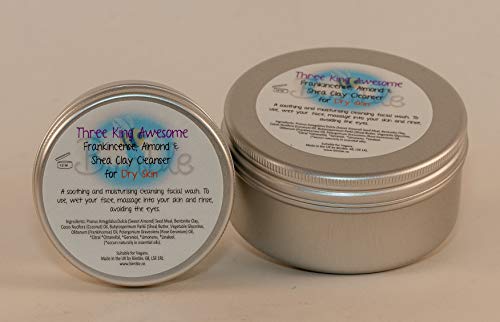 Bimble Three King Awesome Natural Clay Facial Cleansing Scrub for Dry Skin (100ml), 100 ml (Pack of 1)