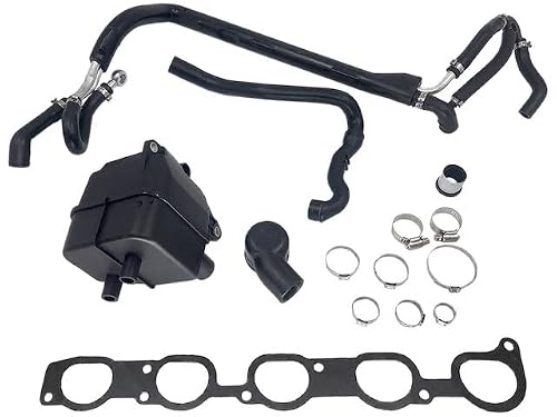 Marketplace Auto Parts - PCV Trap and Breather Vent Hose Kit - Compatible with 2002-2004 Volvo V70 T5 Wagon 2.3L Turbo