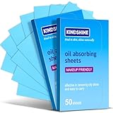 KINESHINE 100P High-Performance Oil Absorbing Sheets for Face - Makeup Friendly Blotting Papers for Oily Skin - Oil Blotting Sheets for Face, Portable Oil Wipes