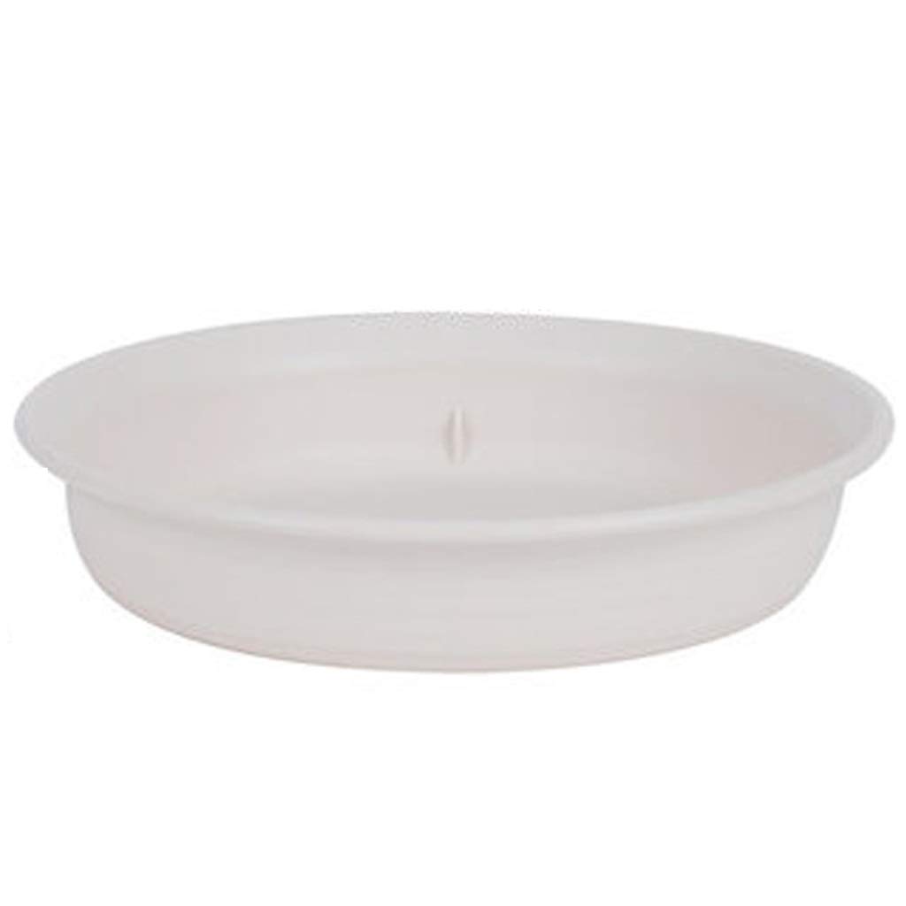 Pflanzenuntersetzer-Tropfschalen runder Kunststoff-Blumentopf-Untersetzer-Blumentopf-Set for Indoor Outdoor Garden (Color : White B)