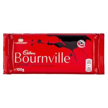 Original Cadbury's Bournville Chocolate Block 100g Imported from the UK England