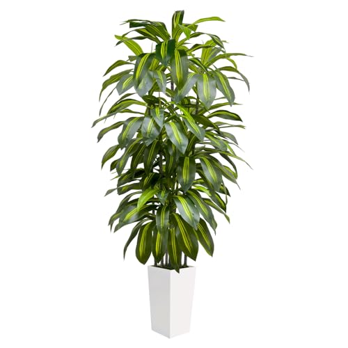 6FT Fake Tall Plant Artificial Dracaena Tree Indoor Faux Plants Indoor Luxury Fake Plants for Living...