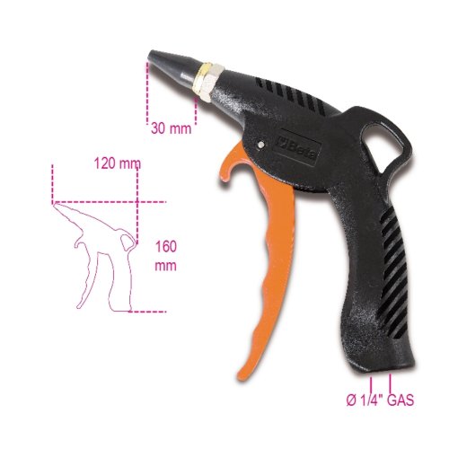 Beta 1949BC - Progressive ausblaspistole mit gummidüse