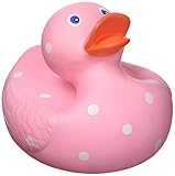 Cribmates Large Duck, Pink with White Spots