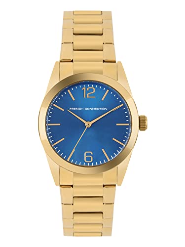 French Connnection French Connection Leather Analog Blue Dial Womens Watch-Fc1217Gm, Band_Black (B00O375P2O) Amazon Price History, Amazon Price Tracker