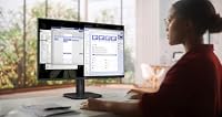 Philips 27E1N1800A - 27 Zoll Ultra HD Monitor, Laustprecher, HDR10 (3840x2160, 60 Hz, HDMI 2.0, DisplayPort 1.4) schwarz – Ansicht 6