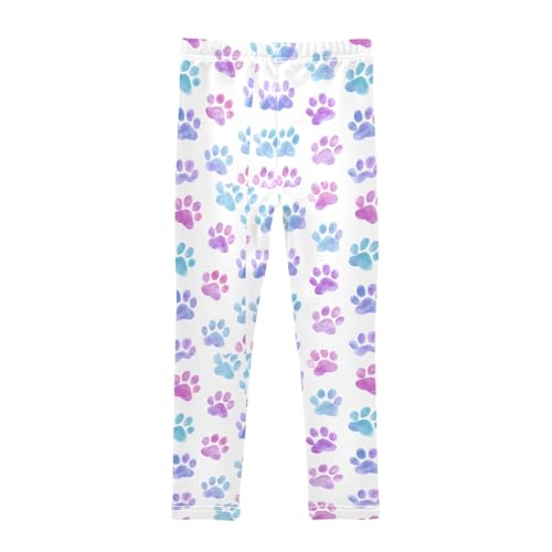 senya Girls Printed Leggings Yoga Pants Nebula Dog Claw Pattern for Kids in 4t to 10 Years, 4T2