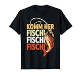Komm her Fischi Angler Spruch Vatertag Angler Papa