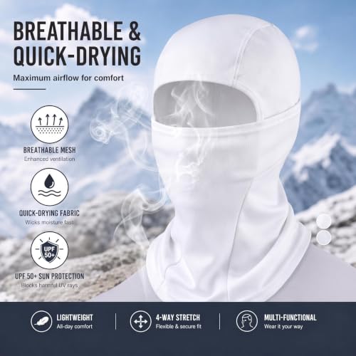 Image of Balaclava Ski Mask Sun Protection Hood Face Cover Full Head Mask for Hunting Fishing Skiing