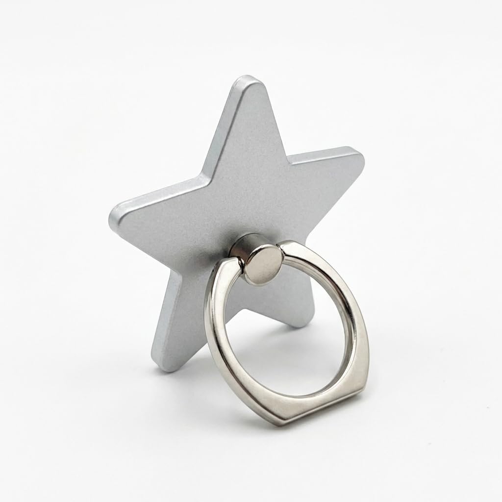 NXVX Four-Leaf Phone Ring Holder, Rose Gold Reusable Grip & Kickstand image 5