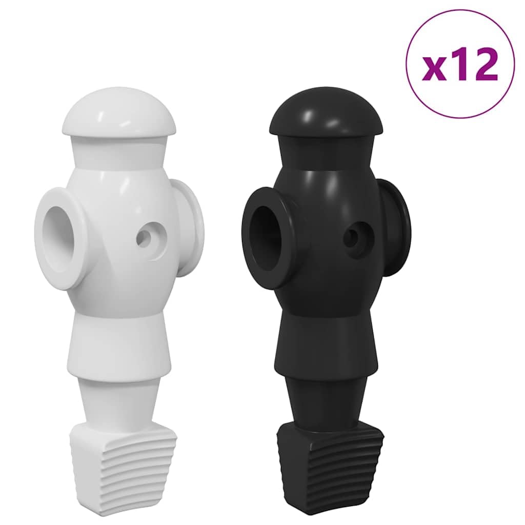 Mangloder Tischfußball Spieler Set Stück Blau Rot 2,4 x 2,1 x 9, PP Zubehör für Kickertisch Indoor Spielzubehör für Hobby und Freizeit