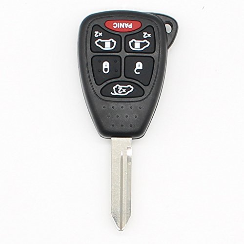 6 Buttons Remote Car Key Shell Case Key Fob Cover For Chrysler Town & Country Dodge Uncut Blade #TOP10