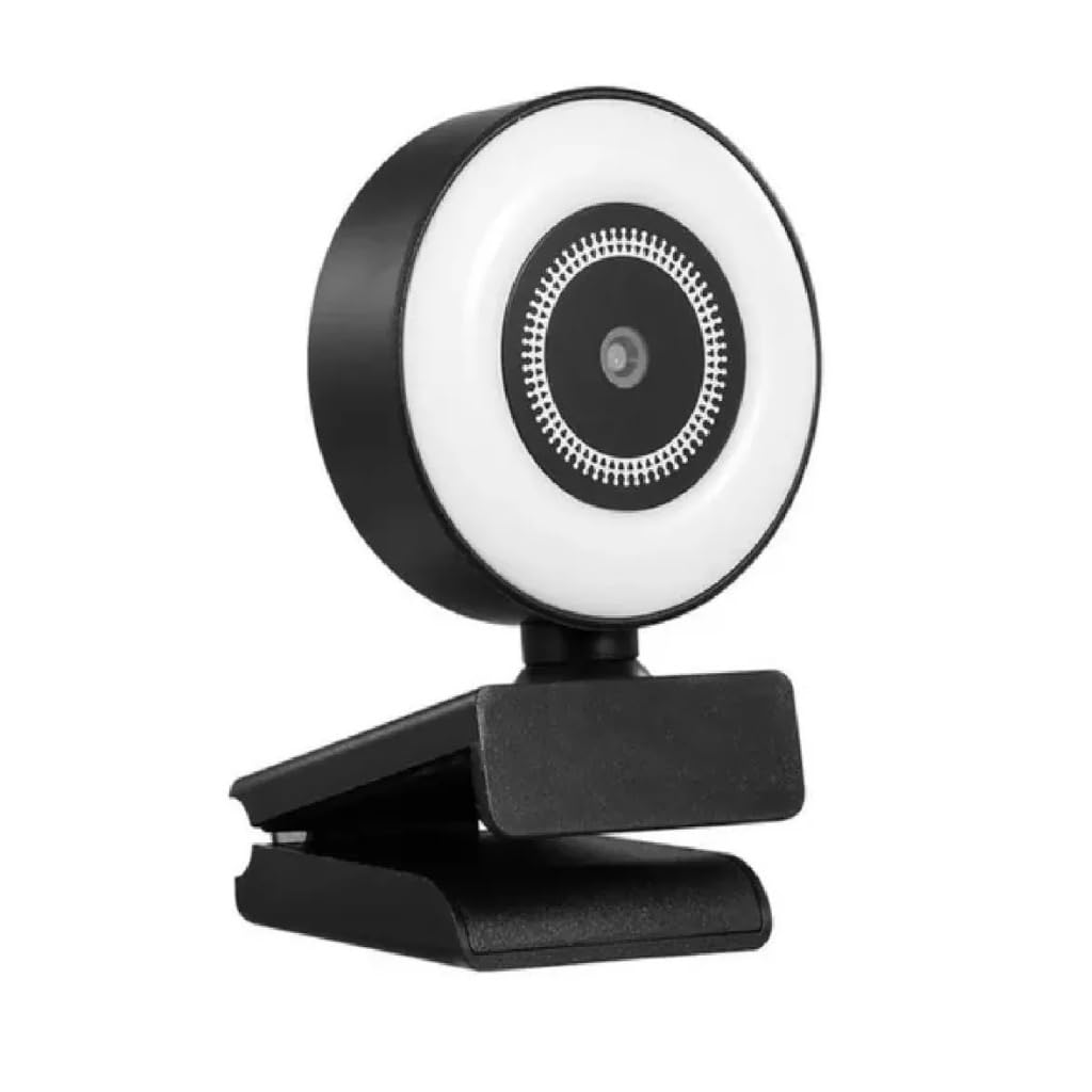 Câmera Web cam Full Hd 1080p Com Microfone Embutido Luz Led USB Webcam Para Pc Computador