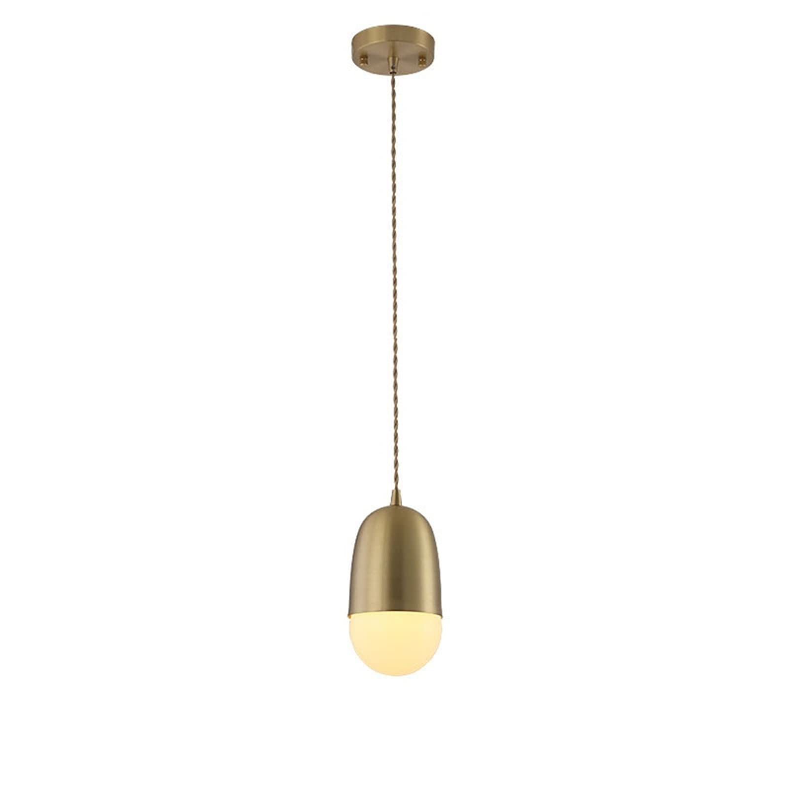Plafonnier lampes suspendues nostalgiques américaines LED luminaire encastré laiton