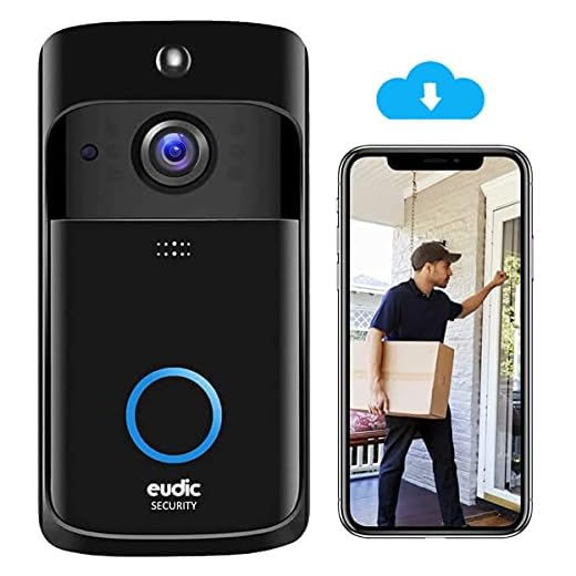 Doorbell Camera Wireless WiFi Video Doorbell Two-Way Audio Human PIR Motion Detection HD Security Camera Real-Time Video for iOS & Android Phone