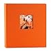 Produktbild goldbuch Fotoalbum mit Fensterausschnitt, Bella Vista, 25 x 25 cm, 60 weiße Seiten mit Pergamin-Trennblättern, Leinen, Orange, 24899