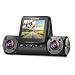 Car Camera, EACHPAI X200 Dual Dash Cam FHD 1080P 2'' Screen Car Dashboard Camera 270° Rotation, Sony Sensor, IR Night Vision, Motion Detection,Super Capacitor