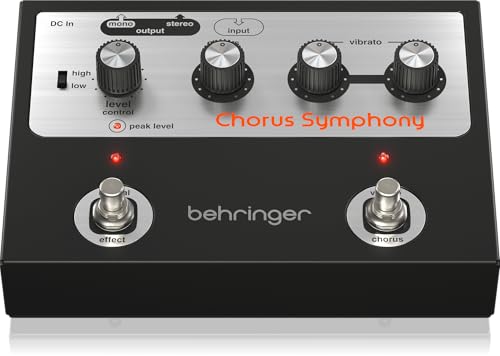 Chorus Symphony effet pour guitares pédale modulation stéréo pour musiciens - 2