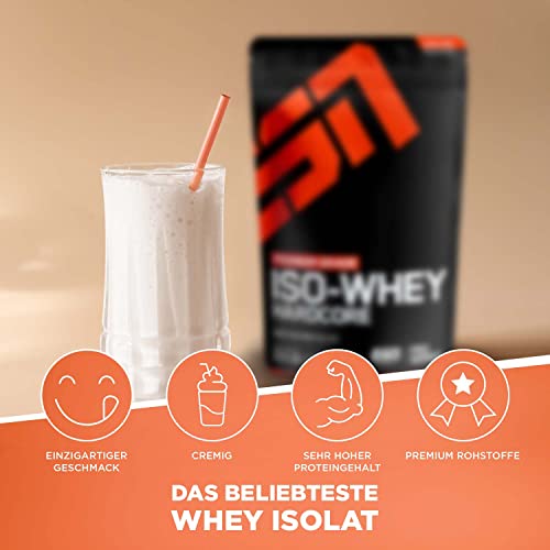 Isowhey Hardcore Proteinpulver von ESN, Schokoladengeschmack, 1000 g