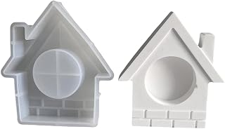 Molde de silicona flexible para decoración en forma de reloj en miniatura, moldes de yeso, suministros para hacer joyas