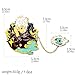 JJK Satoru Gojo Enamel Pin - Geto & Yuta Okkotsu Anime Cosplay Pins - Christmas Gifts for Women Men and Fans
