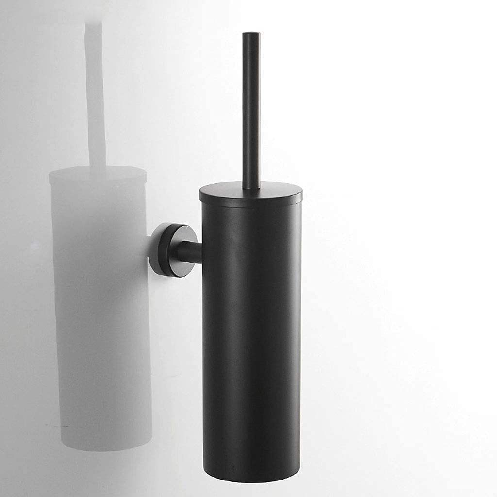 Cepillo de Limpieza Escobilla Y Soporte Para Inodoro Montado En La Pared Escobillas De Inodoro De Acero Inoxidable Juego De Depurador De Baño WC Escobilla De Baño Escobilla De Inodoro Cepillo de Baño