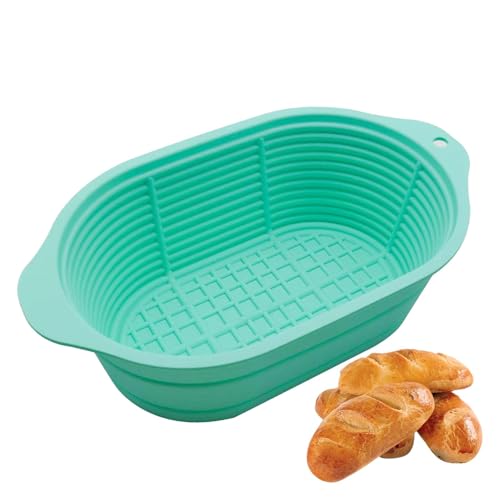 Suministros para hornear masa madre con canastas de sílice portátiles 8