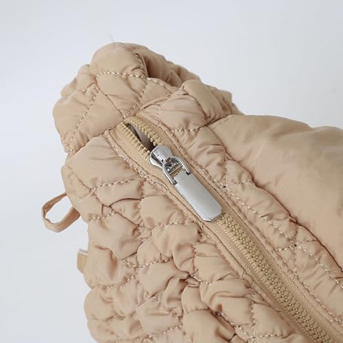 [PANGBOER] Soft Quilted Shoulder Fashionable Women Puff Bag Large Suspect Handbag Underarm Purse Puff3