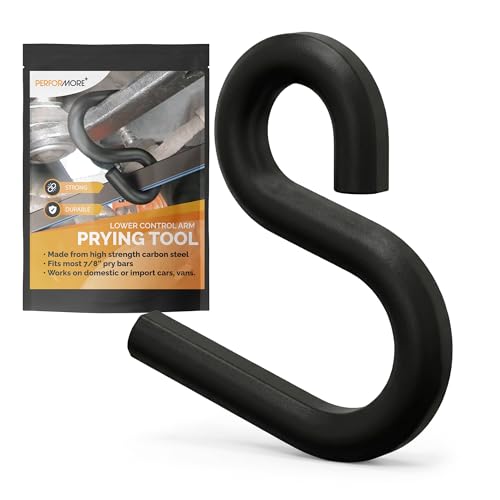 Performer Automotive Lower Control Arm Prying Tool | 0.5 Ton Capacity Black Powder Coated Suspension Bushing Remover | 13mm Wire | Works with 7/8" Pry Bar | Front End Repair Tool