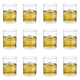 BTGLLAS Set of 12 Old Fashioned Whiskey Glasses - 11 Oz Rocks Barware for Scotch, Bourbon, Liquor，Cognac, Vodka,and Cocktail Drinks Dishwasher Safe (12, TypeA)