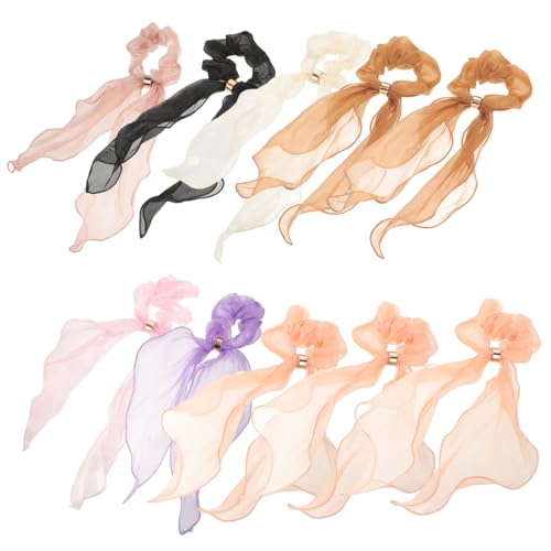 Élastiques à cheveux en satin : finis les cheveux cassés grâce à ce lot de 7 grands bandeaux doux