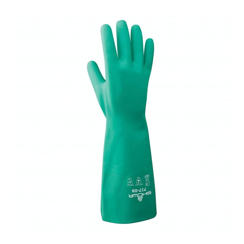 Best Glove 727-08 Nitri-Solve Gloves, 15 mil Thickness, 13