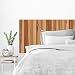 MEGADECOR Cabecero Cama PVC Decorativo Económico Textura Madera Cerezo Sapelly Vetas Verticales...