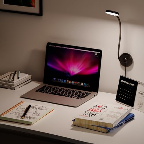 ENUOTEK Flexible LED Wall Mounted Reading Light, USB Powered Black LED Bedroom Reading Lamp, 100%-70%-35%-15% 4 Levels Dimmable and 5000K- 4000K- 3000K 3 Levels Adjustable Lighting Colors - Cosy Home Interiors ENUOTEK Flexible LED Wall Mounted Reading Light, USB Powered Black LED Bedroom Reading Lamp, 100%-70%-35%-15% 4 Levels Dimmable and 5000K- 4000K- 3000K 3 Levels Adjustable Lighting Colors - Image 5