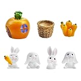 ODDIER Miniature Fairy Garden Decoration Accessories Garden Sculptures Statues,Yard Garden Decor for