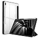 Produktbild Fintie Hybrid Hülle für Samsung Galaxy Tab S8 Plus 2022/Tab S7 FE 2021/Tab S7 Plus 2020 12.4 Zoll - Stoßfeste Abdeckung mit Transparent Klar Hartschalen Rückseite Schutzhülle, Schwarz