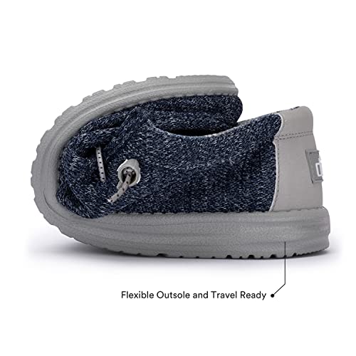 Hey Dude Men's Wally Sox Moonlit Ocean Size 12 | Men’s Shoes | Men's Lace Up Loafers | Comfortable & Light-Weight #TOP5