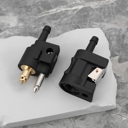 Briny River 1/4 Zoll 6 Mm Barb Männlich Weiblich Kraftstoffleitung Schnellverbinder Kompatibel mit Yamaha Außenbordmotor