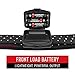 Coast FL85 615 Lumen Dual Color Pure Beam Focusing LED Headlamp with Twist Focus Hinged Beam Adjustment, Hard Hat Compatibility and Reflective Strap, Red