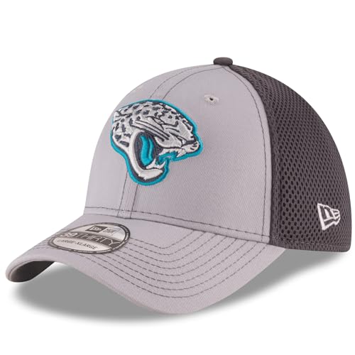 New Era Unisex-Adult NFL 39THIRTY Grayed Out Neo Primary Logo Stretch Fit Flex Football Cap Hat
