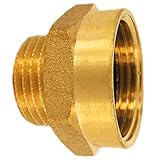 reduzierung 1 1/4 auf 3/4 Material: Messing DOPPELNIPPEL aus Messing AG reduziert auf IG >>> AG 1\