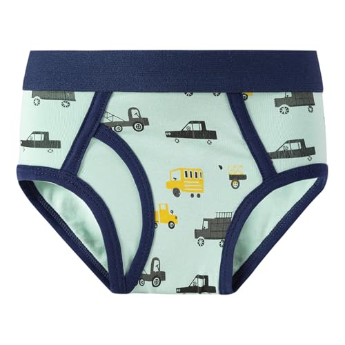 Generisch - Caleçons longs garçons grands sous-vêtements dessin animé slips petit garçon boxer garçon bio, bleu foncé, 8-9years