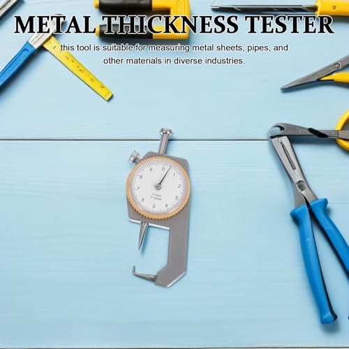 Medidor de espesor metálico 0-10 mm Healifty miniatura 6