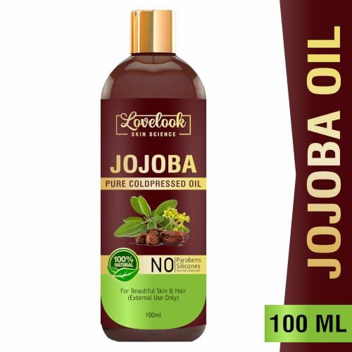 Image of 100% Pure Cold Pressed Jojoba Oil 100ml | Natural Moisturizing Oil for Hair, Face & Skin | Deep Nourishment for Dry Skin, Hair Growth, Beard Care & Massage Oil