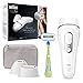Produktbild Braun IPL Silk Expert Pro 3 Haarentfernungsgerät Damen/Herren, dauerhaft sichtbare Haarentfernung, Venus Rasierer & Tasche, Alternative zur Laser Haarentfernung, Geschenk Frau, PL3133, weiß/silber